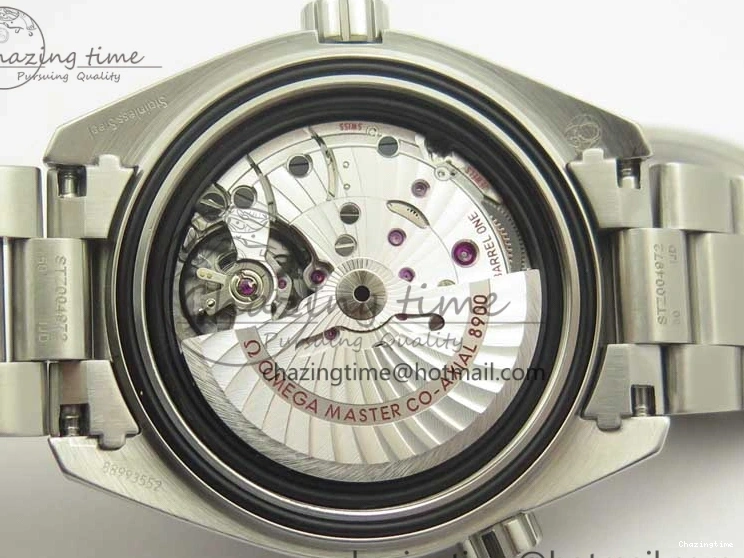 0420 Planet Ocean 43.5mm SS VSF 1:1 Best Edition Black Orange Bezel Black Dial on SS Bracelet A8900 Super Clone Breathable 8003